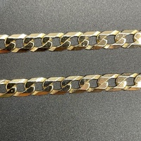 Unisex 9ct Yellow Gold Curb Link Necklace