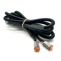 Kings 9 Inch LED Spotlights Pair Driving Lights with Wiring Harness