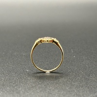 Ladies 9ct Yellow Gold Red Gemstone Ring