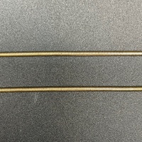 Ladies 9ct Yellow Gold Snake Link Necklace