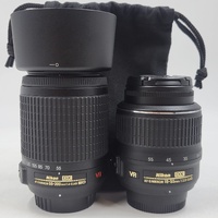 Nikon D90 12.3MP DSLR Camera Kit Low Shutter Count 2471 with Accessories