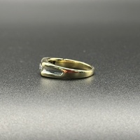 Mens 10ct Yellow Gold Natural Diamond Ring