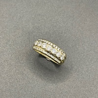 Ladies 9ct Yellow Gold Cubic Zirconia Ring