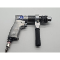 Shinano SI-5305A 3/8 Inch Capacity Geared Pistol Grip Reversible Drill