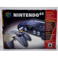 Nintendo 64 Console Charcoal Grey AUS PAL Version NUS-001(EUR) with Controller
