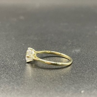 Ladies 9ct Yellow Gold Cubic Zirconia Ring