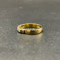 Ladies 18ct Yellow Gold Diamond Band Ring