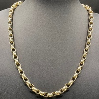 Ladies 9ct Yellow Gold Belcher Link Necklace