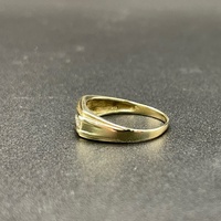 Mens 9ct Yellow Gold Natural Diamond Ring