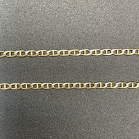 Unisex 9ct Yellow Gold Anchor Link Necklace