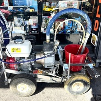 Atomex LM‑70G Single Gun Line Marking Machine 6HP Honda GX‑200 3300 PSI