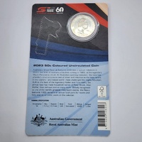 2023 60th Anniversary Of The Bathurst Great Race 50c Coloured Coin