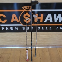 Assorted 10pc Golf Club Set – Mizuno JPX925 Irons, Cobra Aerojet Max Driver, Odyssey Putter, Stand Bag