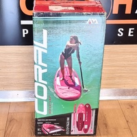 Aqua Marina Coral 10'2" Inflatable Paddle Board - BT-22COP All-Around SUP Kit