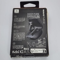 JBL Wave Flex 2 True Wireless Earbuds Black JBLWFLEX2BLK TWS IP54