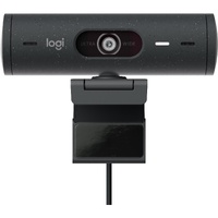 Logitech Brio 500 Full HD 1080p Webcam with HDR, Auto-Light Correction & Noise-Reducing Mics - Graphite