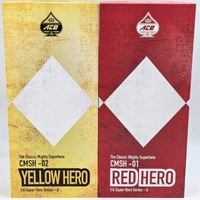 Ace Toyz CMSH-00 Classic Mighty Superhero Figure Box Set - Power Rangers - Includes Exclusive Combined Weapon