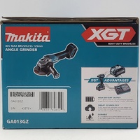 Makita GA013GZ 40V Max XGT Brushless 125mm (5") Paddle Switch Angle Grinder - Skin Only