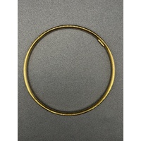 Ladies 9ct Yellow Gold Round Bangle