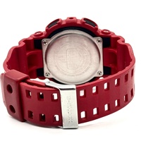 Casio G-Shock GA-100B Analog Digital Resin Strap Mens Red Watch 200m WR