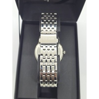 Citizen G112-S101417 Quartz Blue Sunray Dial Stainless Steel Mens Watch