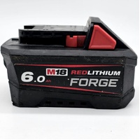 Milwaukee M18 REDLITHIUM FORGE 6.0Ah Battery M18 FB6 High Output Lithium‑Ion