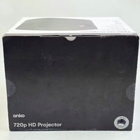 Anko Portable HD Movie Projector - 720p Resolution, Supports HDMI, USB, & Micro SD, Perfect for Indoor & Outdoor Movie Nights