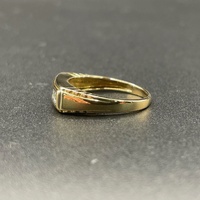 Mens 18ct Yellow Gold Diamond Ring