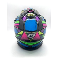 O'Neal Limited Edition 2SRS Glitch Multi Motocross MX Helmet Size M