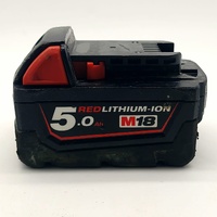 Milwaukee M18 18V RedLithium-Ion 5.0Ah Extended Capacity Battery Pack M18B5