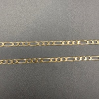 Unisex 9ct Yellow Gold Figaro Link Necklace