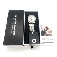 Uncle Jack Pioneer Steel Watch Unisex Silver Octagon Case Japan Quartz