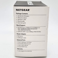 NETGEAR LM1200 4G LTE Modem LM1200‑100AUS Gigabit Ethernet WAN Port