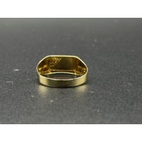 Mens 9ct Yellow Gold Signet Ring
