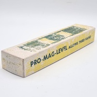 Vintage Curv-O-Mark #8 Pro Mag Spirit Level Magnetic Pipe Level