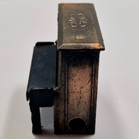 Antique Metal Piano Pencil Sharpener Vintage Miniature Desktop Collectible Music Decor