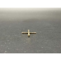 Unisex 9ct Yellow Gold Religious Cross Pendant