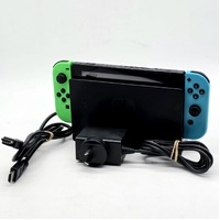 Nintendo Switch HAC-001(-01) Neon Blue Neon Green Joy-Con with Dock