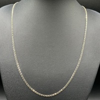 Unisex 9ct Yellow Gold Anchor Link Necklace