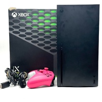 Microsoft Xbox Series X 1TB Console Matte Black 1882 Disc Edition and Controller