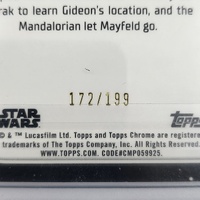 Topps 2023 Star Wars Chrome Migs Mayfeld Aqua Refractor #100 PSA 9 Mint Trading Card