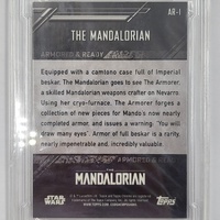 Topps Chrome The Mandalorian 2022 Armored & Ready #AR-1 Refractor ICG Mint 9 Star Wars Card