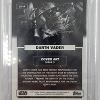 TOPPS Star Wars 2023 Comic Covers Art CC-8 Darth Vader #5 Graded Mint 9 Trading Card