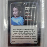 2023 Topps Star Wars Princess Leia Gold Foil #67 ICG 9 Mint Card