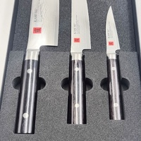 KASUMI VG-10 Super Stainless Steel 3 Piece Knife Set Japanese Kitchen Knives