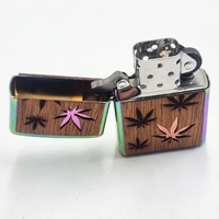 Zippo Woodchuck USA Leaf Design Windproof Lighter Collectible Pocket Lighter