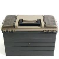 Plano 4 Drawer Tackle Box Top Compartment Lockable Tool Organizer