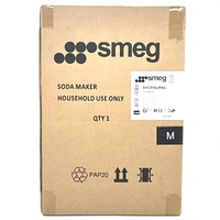 Smeg SKC01BLMAU Soda Maker Matte Black Sparkling Water Maker