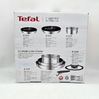 Tefal Ingenio Emotion Induction 6pc Stainless Steel Non Stick Cookware Set