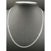 Unisex 925 Sterling Silver Curb Link Necklace